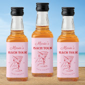 Bachelorette Party Shot Mini fles Label Likeurfles Etiket