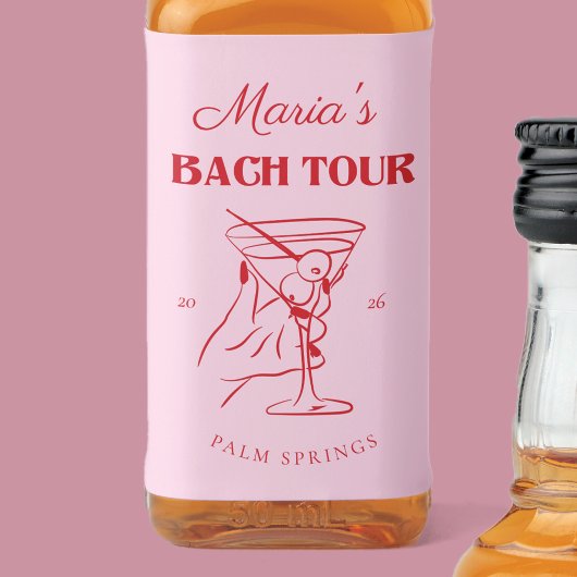 Bachelorette Party Shot Mini fles Label Likeurfles Etiket
