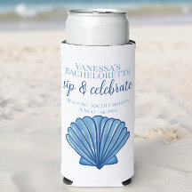 Bachelorette Party Sip and Celebrate Custom Shell