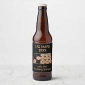 Bachelorette Party | Slot Machine Winnaar Las Vega Bier Etiket (Voorkant)