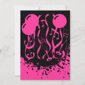 Bachelorette party speurtocht sjabloon lijst kaart (Achterkant)