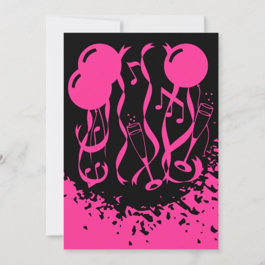 Bachelorette party speurtocht sjabloon lijst kaart (Achterkant)