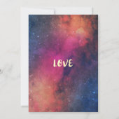 Bachelorette Party Stars Sky Galaxy Constellations Kaart (Achterkant)