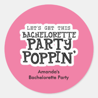 Bachelorette Party Sticker