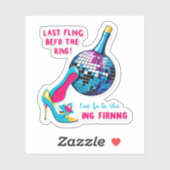 Bachelorette party sticker (Vel)