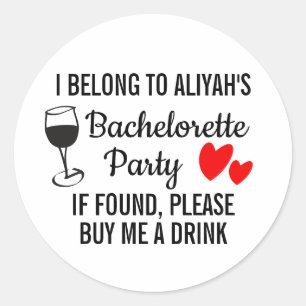 Bachelorette Party Sticker - Koop me een Drink