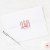 Bachelorette party sticker roze (Envelop)