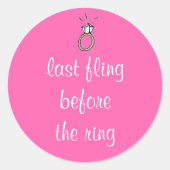 Bachelorette Party Stickers (Voorkant)