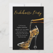 Bachelorette Party-Stiletto en Bubbly
