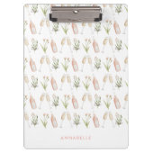 Bachelorette party strand van Roze girly modern dr Klembord (Voorkant)