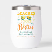 Bachelorette Party Stranden Booze Besties Custom (Voorkant)