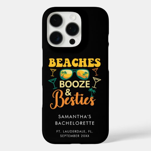 Bachelorette Party Stranden Drank Beste Vriendinne Case-Mate iPhone Case (Achterkant)