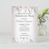 Bachelorette Party | Subtle Silver Kaart (Staand voorkant)