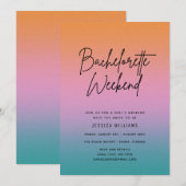 Bachelorette Party Summer Weekend Getaway Kaart (Voorkant / Achterkant)