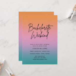 Bachelorette Party Summer Weekend Getaway Kaart