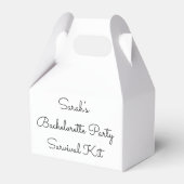 Bachelorette Party Survival Kit Boxes Hen Weekend Bedankdoosjes (Achterkant)