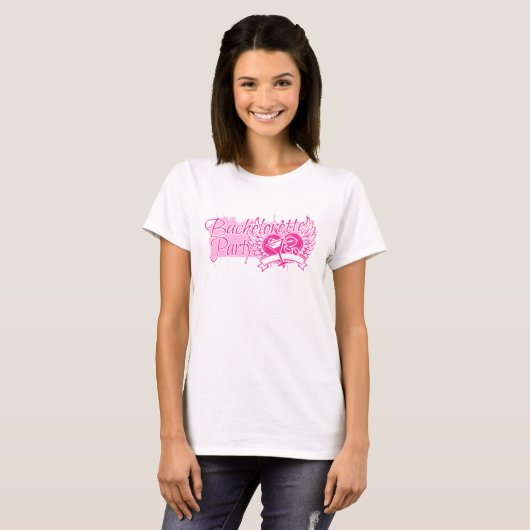 Bachelorette Party T-shirt (Voorkant volledig)