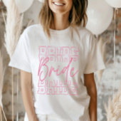 Bachelorette Party T-shirt voor de bruid-to-be