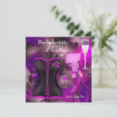 Bachelorette Party toont Hi Heels Boots Corset Kaart (Staand voorkant)