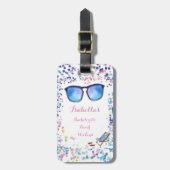 Bachelorette Party Travel Destination Party Bagagelabel (Voorkant verticaal)