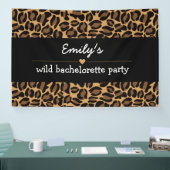Bachelorette Party Trendy Wild Leopard Print Spandoek (Beurs)