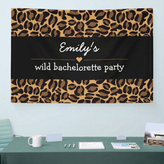 Bachelorette Party Trendy Wild Leopard Print Spandoek (Beurs)