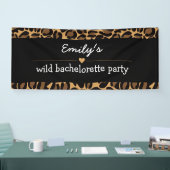 Bachelorette Party Trendy Wild Leopard Print Spandoek (Beurs)