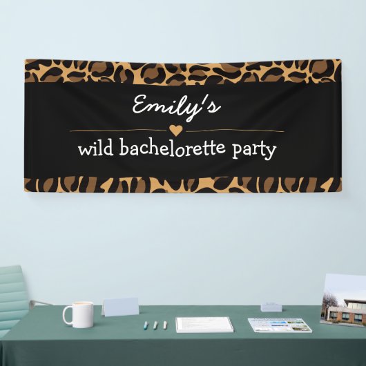 Bachelorette Party Trendy Wild Leopard Print Spandoek (Beurs)