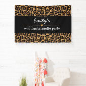 Bachelorette Party Trendy Wild Leopard Print Spandoek (Insitu)