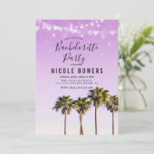 Bachelorette Party Tropische uitnodiging (Staand voorkant)