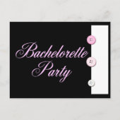 Bachelorette Party Uitnodiging Briefkaart (Voorkant)