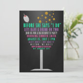 Bachelorette Party-uitnodigingen - Glitter Kaart (Staand voorkant)