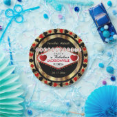 Bachelorette Party Vegas Style - doe-het-zelf stad Papieren Bordje (Feest)