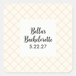 Bachelorette Party Vierkante Sticker