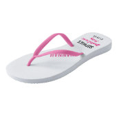 Bachelorette Party voor moderne typografie Teenslippers (Schuin)