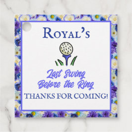 Bachelorette Party Vrijgezellenfeest Golf Blauw Bl Bedankjes Labels