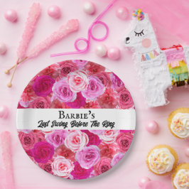 Bachelorette Party Vrijgezellenfeest Golf Roze Blo Papieren Bordje