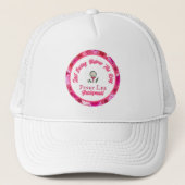 Bachelorette Party Vrijgezellenfeest Golf Roze Blo Trucker Pet (Voorkant)