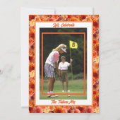 Bachelorette Party Vrijgezellenfeest Golfperzik Si Kaart (Achterkant)