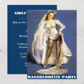 Bachelorette party, vrijgezellenfeest, hen party.. kaart (Voorkant / Achterkant)