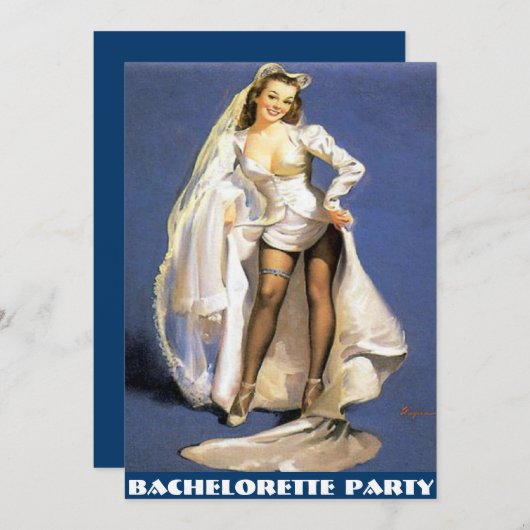 Bachelorette party, vrijgezellenfeest, hen party.. kaart (Voorkant / Achterkant)