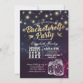 Bachelorette Party Vrijgezellenfeest Mason Jar Lig Kaart