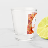 Bachelorette Party, Vrijgezellenfeest Peach Sinaas Shot Glas (Links)