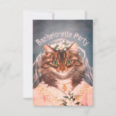 Bachelorette party, vrijgezellenfeest ... uitnodig kaart (Voorkant)