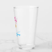 Bachelorette Party Weddenschap Favor Pink Pint Glas (Links)