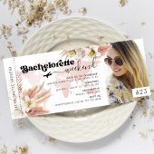 Bachelorette Party Weekend Boarding Pass Kaart