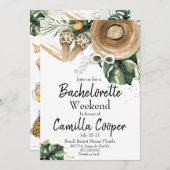 Bachelorette Party Weekend Getaway Itinerary Inven Kaart (Voorkant / Achterkant)