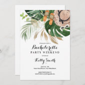 Bachelorette Party Weekend Getaway Itinerary Inven Kaart (Voorkant / Achterkant)