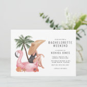 Bachelorette Party Weekend Itinerary Kaart (Staand voorkant)