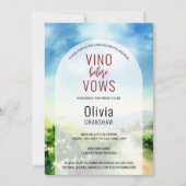 Bachelorette Party Wijnproeverij Bestemming Kaart (Voorkant)